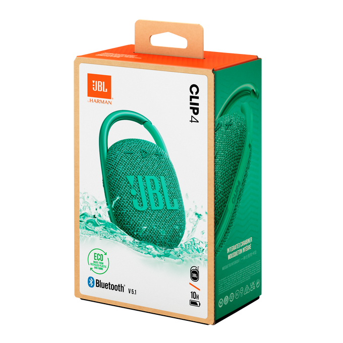 JBL Clip 4 Eco - Green - Ultra-portable Waterproof Speaker - Detailshot 5 image number null