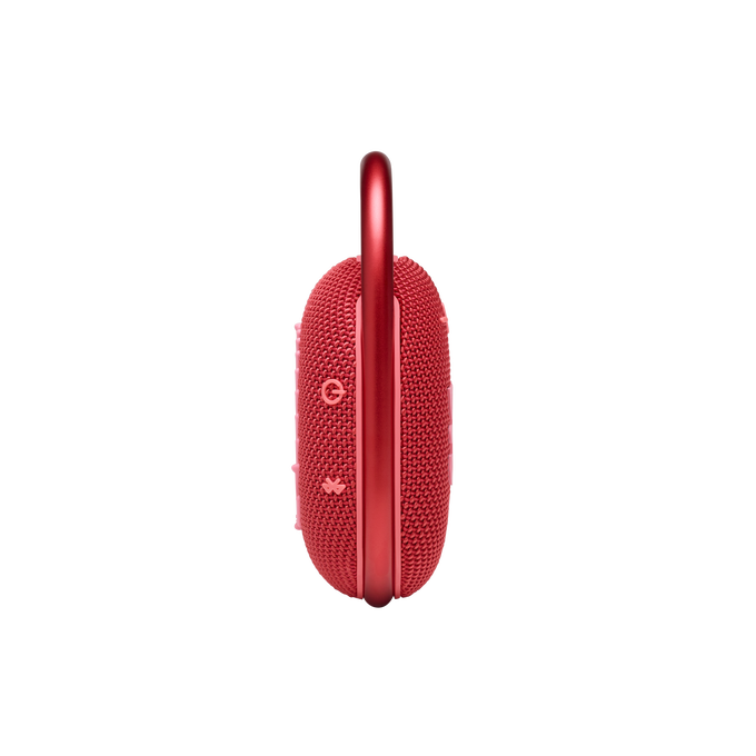 JBL Clip 4 - Red - Ultra-portable Waterproof Speaker - Left image number null