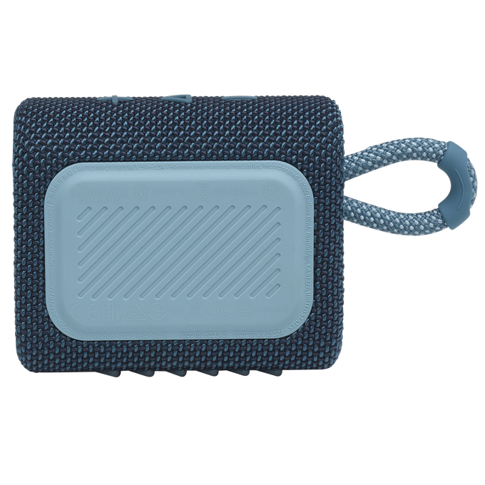 JBL Go 3 - Blue - Portable Waterproof Speaker - Back image number null