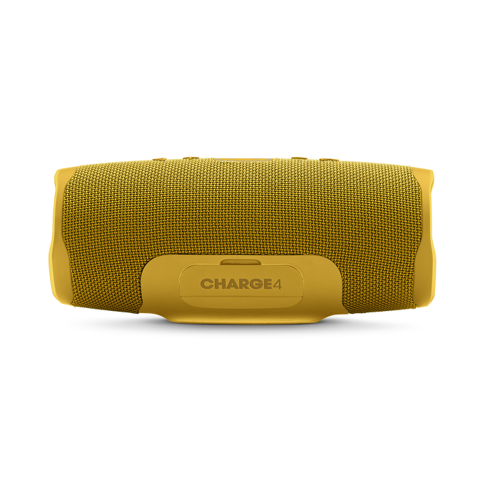 JBL Charge 4 - Mustard Yellow - Portable Bluetooth speaker - Back image number null