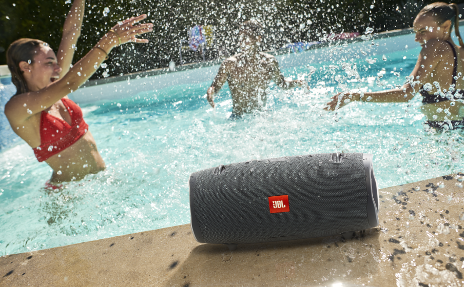 JBL Xtreme 2 Gun Metal Resistente al agua conforme a la norma IPX7 - Image
