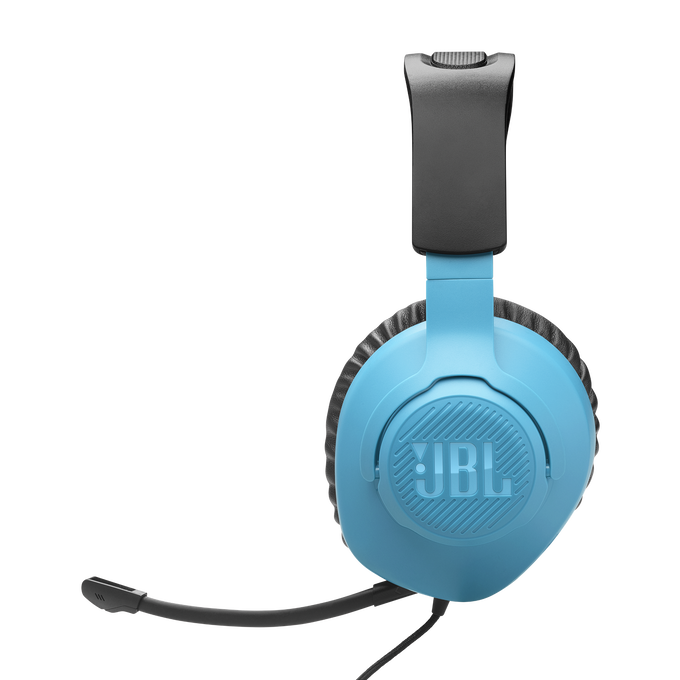 JBL Quantum 100N Cuffie Gaming Over-Ear - Microfono Rimovibile, Compatibile Multi-Piattaforma - Design Nintendo Blu/Rosso - Foto 11