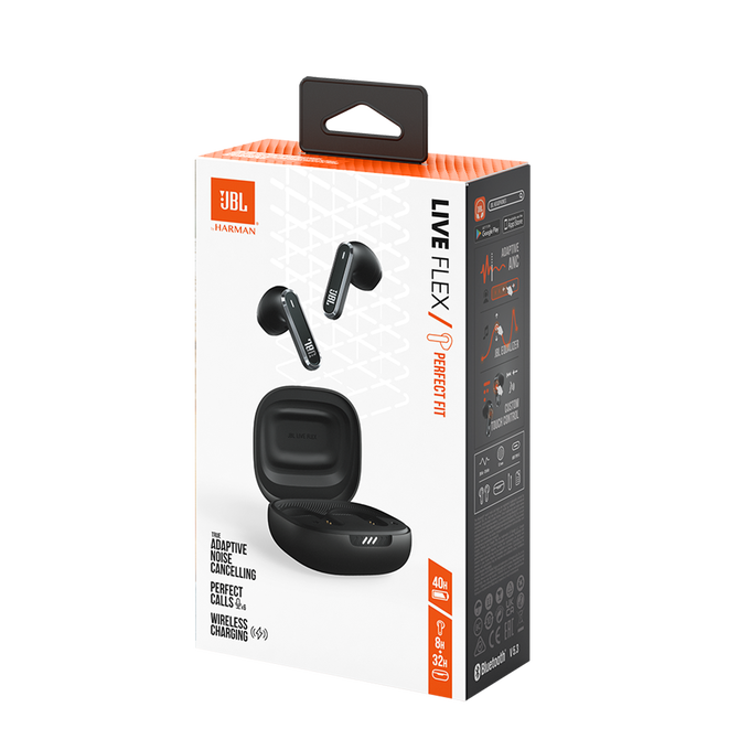 JBL Live Flex - Black - True wireless Noise Cancelling earbuds - Detailshot 11 image number null