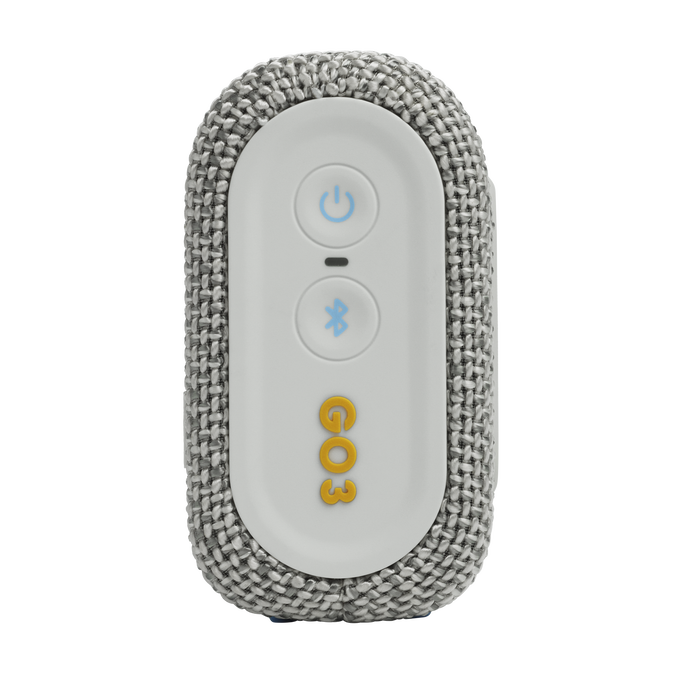 JBL Go 3 Eco - White - Ultra-portable Waterproof Speaker - Right image number null