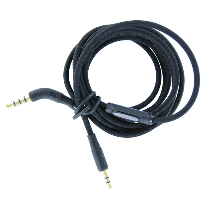 JBL Audio cable with remote for E35/E45BT/E55 - Black - Ear pads (L+R) - Hero image number null