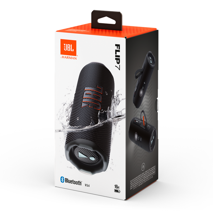 JBL Flip 7 | Altavoz portátil resistente al agua y las caídas