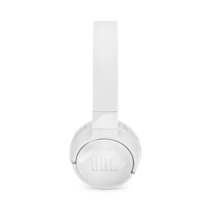 JBL Tune 600BTNC - White - Wireless, on-ear, active noise-cancelling headphones. - Left image number null