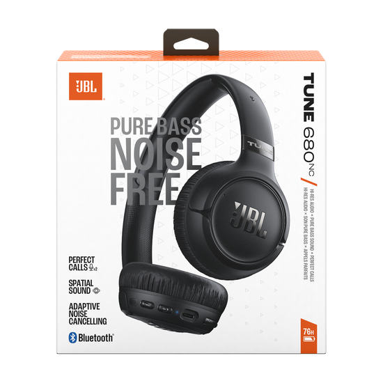 【一度使用】JBL TUNE 680NC ワイヤレスヘッドホン 黒 JBL Tune 680NC | Auriculares supraaurales inalámbricos con