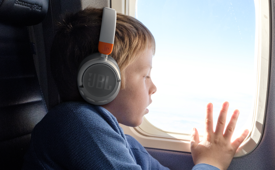 JBL JR 460NC Auriculares Supraaurales Inalámbricos para Niños con  Cancelación del Ruido Azules