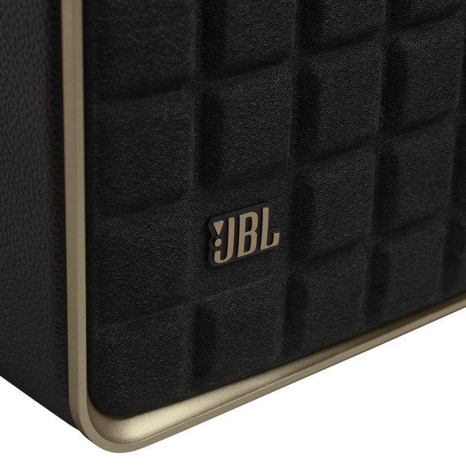 JBL Authentics 300 - Black - Portable smart home speaker with Wi-Fi, Bluetooth and voice assistants with retro design. - Detailshot 3 image number null