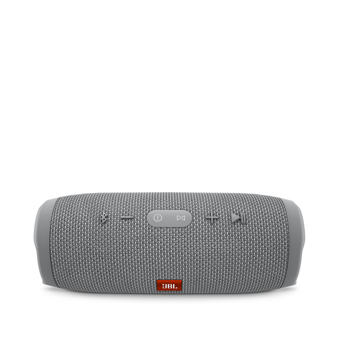 JBL Charge 3 - Grey - Full-featured waterproof portable speaker with high-capacity battery to charge your devices - Detailshot 2 image number null