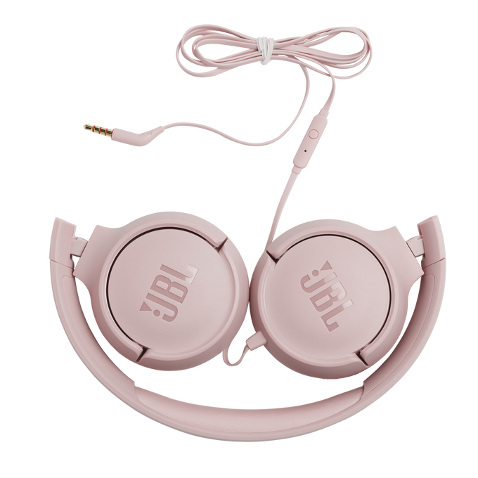 JBL Tune 500 - Pink - Wired on-ear headphones - Detailshot 1 image number null