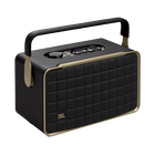 JBL Authentics 300 - Black - Portable smart home speaker with Wi-Fi, Bluetooth and voice assistants with retro design. - Hero