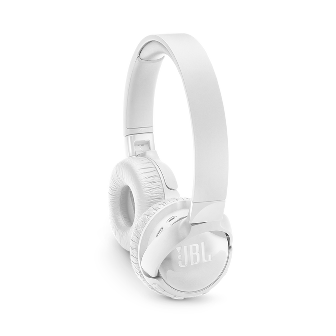 JBL Tune 600BTNC - White - Wireless, on-ear, active noise-cancelling headphones. - Detailshot 1 image number null
