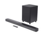 JBL Bar 5.1 Surround - Black - 5.1 channel soundbar with MultiBeam™ Sound Technology - Hero