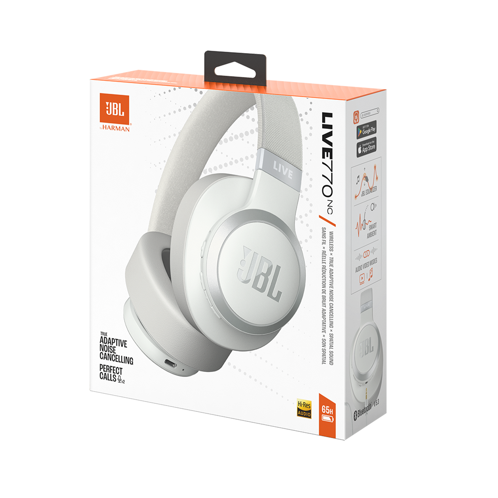 Auriculares JBL Live 770NC – Inalámbricos, Con Cancelación De Ruido, Reacondicionados Certificados Como Nuevos