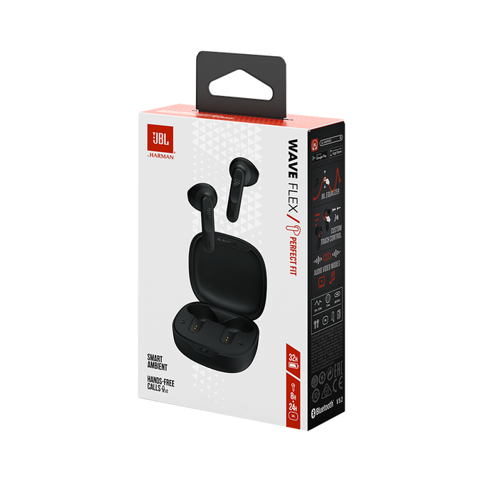 JBL Wave Flex - Black - True wireless earbuds - Detailshot 15 image number null