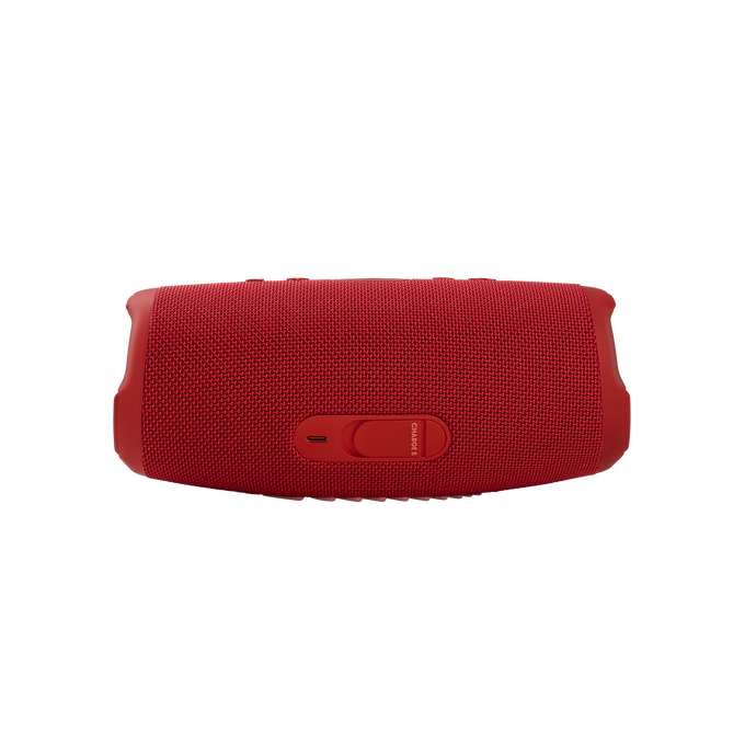 JBL Charge 5 - Red - Portable Waterproof Speaker with Powerbank - Back image number null
