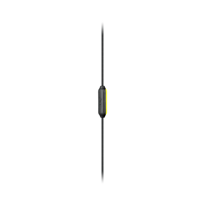 JBL Endurance RUN - Yellow - Sweatproof Wired Sport In-Ear Headphones - Detailshot 2 image number null