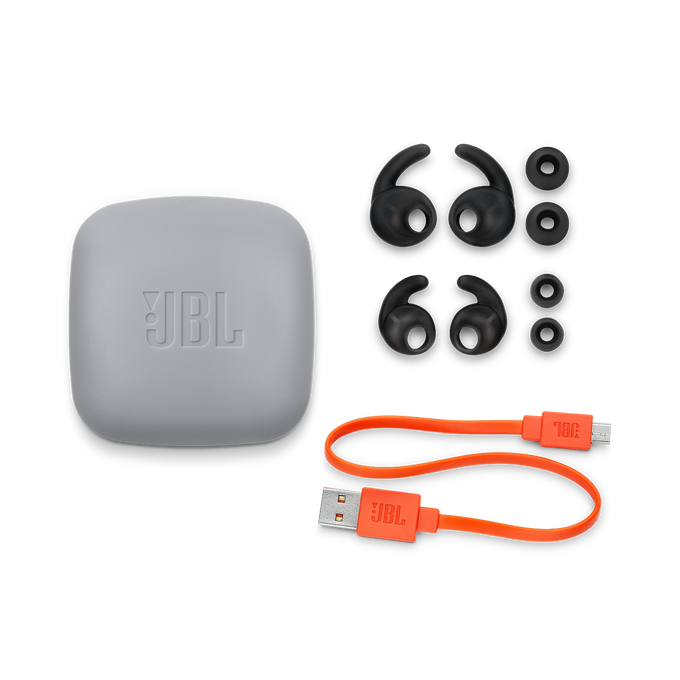JBL Reflect Contour 2 - Black - Secure fit Wireless Sport Headphones - Detailshot 3 image number null