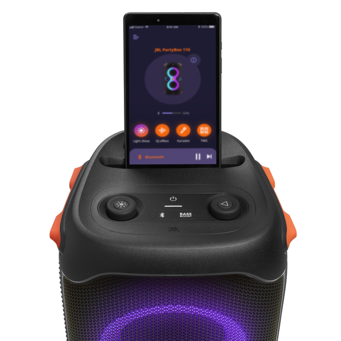 JBLPARTYBOX 110 Bluetoothスピーカー JBL Partybox 110 | Altavoz para fiestas portátil con un potente