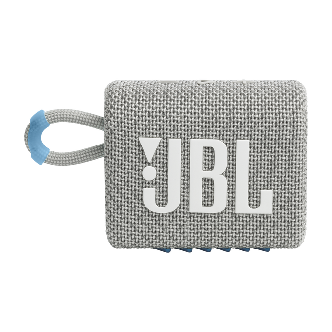 JBL Go 3 Eco - White - Ultra-portable Waterproof Speaker - Front image number null