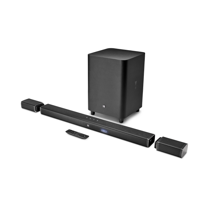 JBL Bar 5.1 - Black - 5.1-Channel 4K Ultra HD Soundbar with True Wireless Surround Speakers - Hero image number null