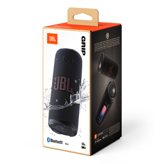 JBL Grip – Speaker Bluetooth Compatto, Suono JBL Pro Con AI Sound Boost, IP68, 14h Autonomia, Luce Ambientale, Auracast E App Dedicata (Nero) - 5