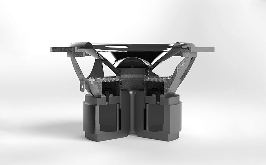 HDI-3800 Altavoces moldeados Advanced Aluminum Matrix de 200 mm. - Image