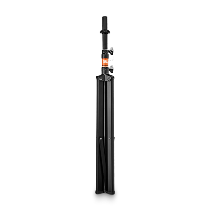 JBL Tripod Stand (Manual Assist) - Black - Aluminum Tripod Speaker Stand with Secure Locking Pin and 150 lbs Load Capacity - Detailshot 1 image number null