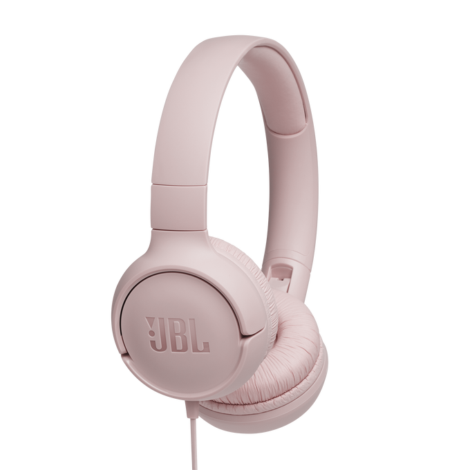 JBL Tune 500 - Pink - Wired on-ear headphones - Hero image number null