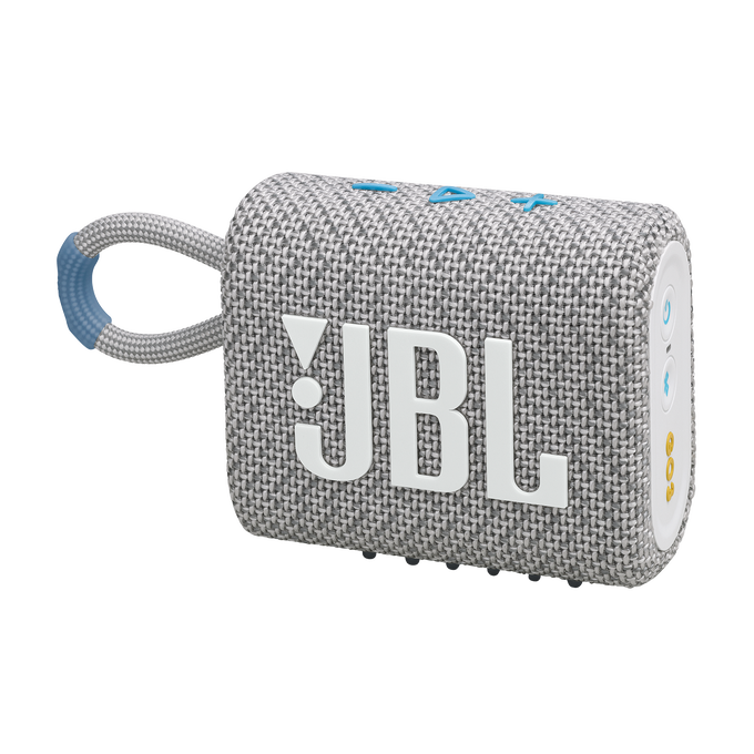 JBL Go 3 Eco - White - Ultra-portable Waterproof Speaker - Hero image number null