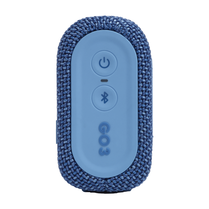 JBL Go 3 Eco - Blue - Ultra-portable Waterproof Speaker - Right image number null