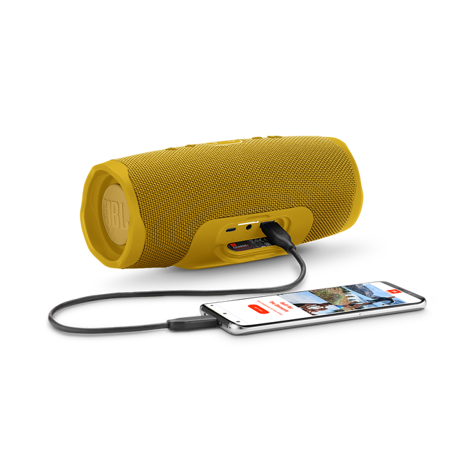 JBL Charge 4 - Mustard Yellow - Portable Bluetooth speaker - Detailshot 4 image number null