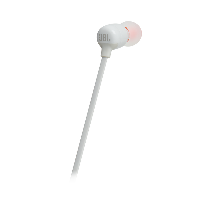 JBL Tune 110BT - White - Wireless in-ear headphones - Back image number null