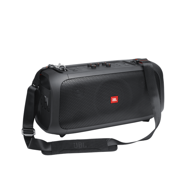 JBL PartyBox On-The-Go | Altavoz portátil para fiestas con luces incorporadas y micrófono