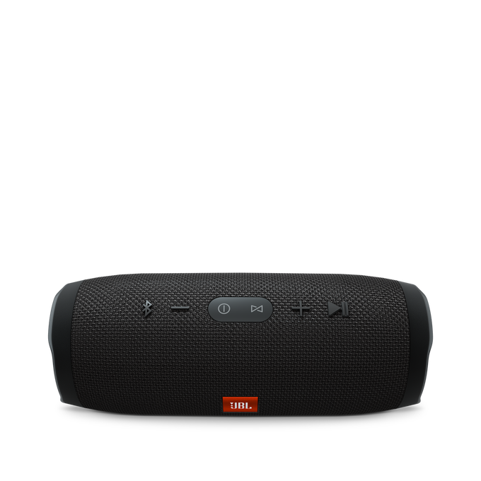 JBL Charge 3 - Black - Full-featured waterproof portable speaker with high-capacity battery to charge your devices - Detailshot 2 image number null