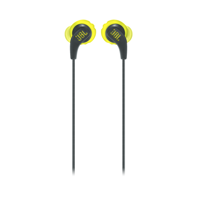 JBL Endurance RUN - Yellow - Sweatproof Wired Sport In-Ear Headphones - Front image number null