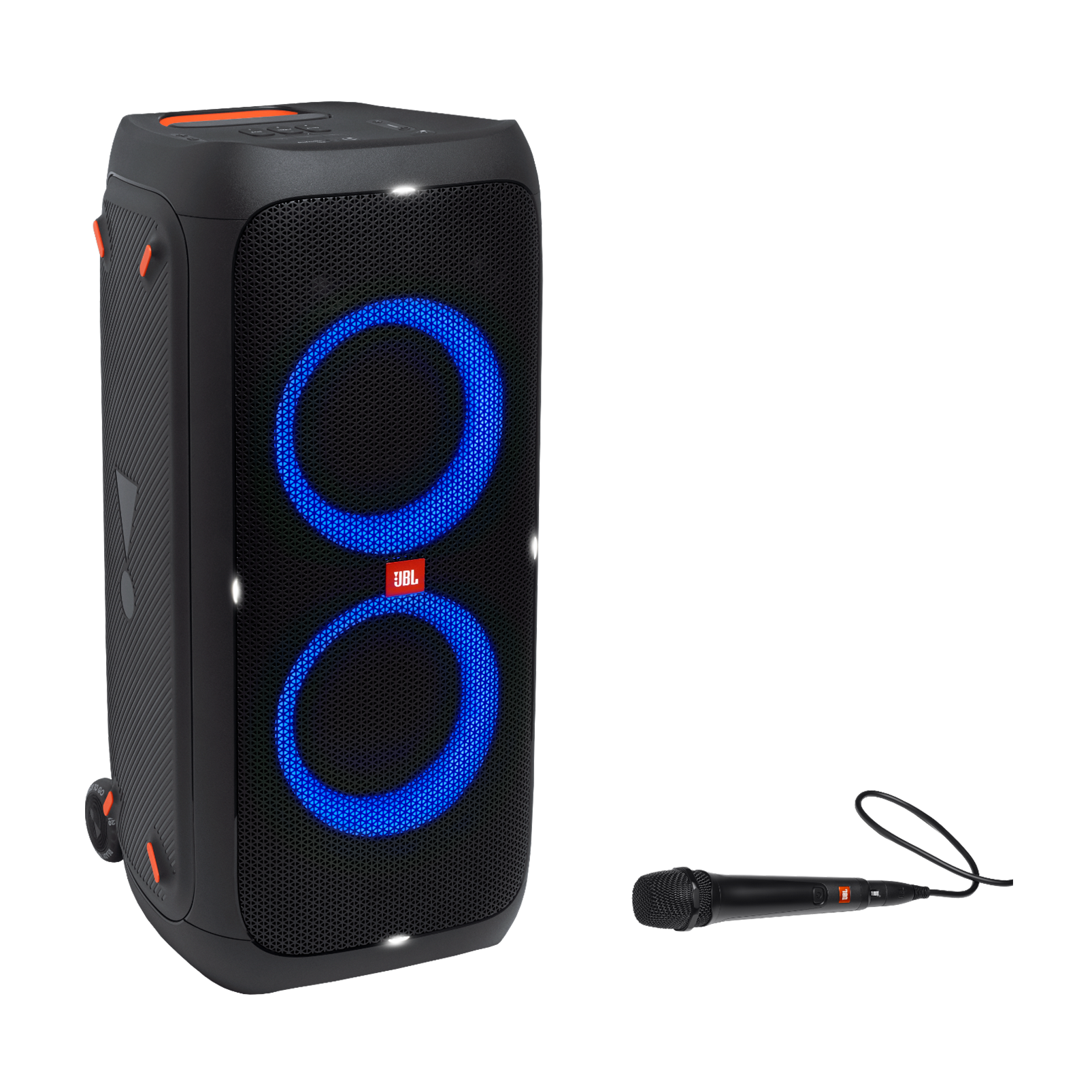 JBL Partybox 310 + Mic Altavoz para fiestas portátil con un potente